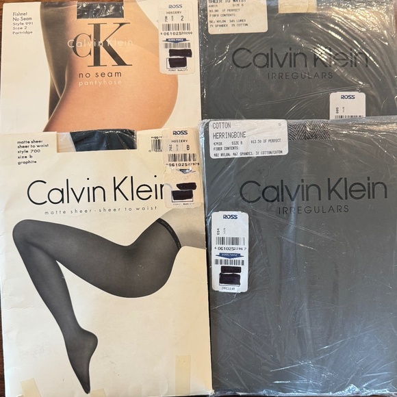 Calvin Klein lot of 4 pairs, Multiple styles and colors, Size B/2 - Picture 1 of 3